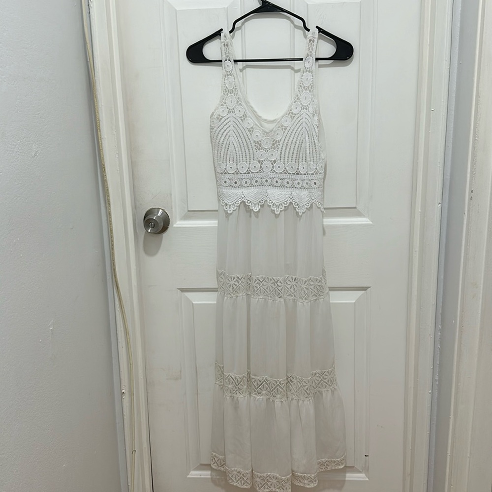Maxi Lace Coverup